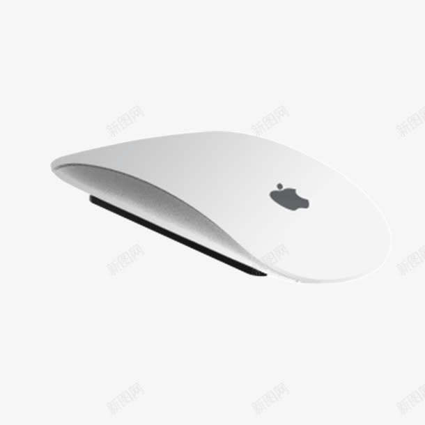 白色苹果鼠标png免抠素材_新图网 https://ixintu.com 光泽 反光 标志 渐变 点击 白色 苹果 质感 鼠标样式