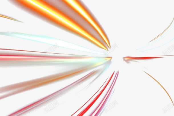 彩色光速曲线png免抠素材_新图网 https://ixintu.com 光效 光速 发光 彩色 曲线 速度 速度光