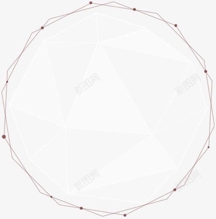 多边形立体背景png免抠素材_新图网 https://ixintu.com 几何 多边形 网页