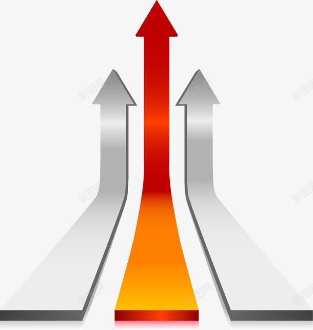 动感箭头png免抠素材_新图网 https://ixintu.com 动感 向上 指示 方向 箭头