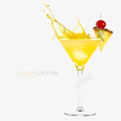 柠檬酒彩色鸡尾酒饮料高清图片