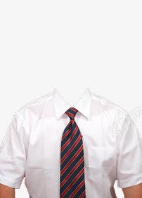 白衬衣png免抠素材_新图网 https://ixintu.com 模板 证件 领带