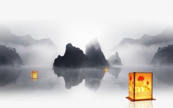 孔明灯素材