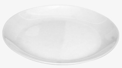 儿童餐具实物白色圆形餐具碟子陶瓷制品实物高清图片