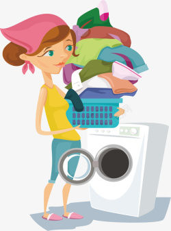 主妇家电家用电器洗衣机广告高清图片