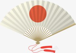 矢量日式扇子卡通日本扇子装饰图案高清图片