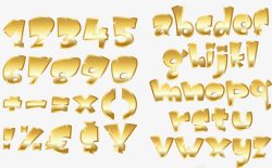 金属质感字母w金属质感字体矢量图高清图片