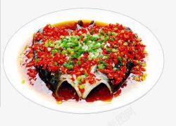 舌尖上上的中国美食剁椒鱼头高清图片
