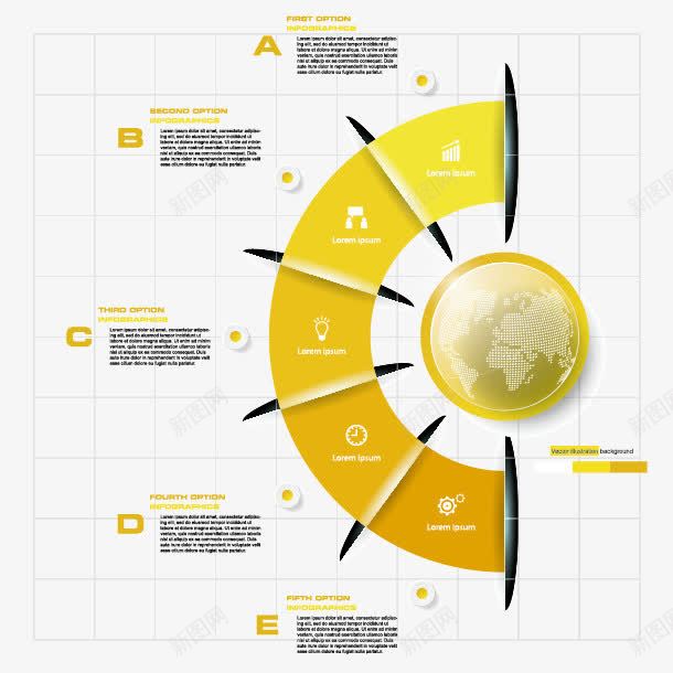 黄白色简约信息图表png免抠素材_新图网 https://ixintu.com PPT图形 PPT图表 信息图表 信息图表模板 信息标签 几何图形信息 创意信息图表 创意设计元素 图表元素 彩色立体 演示图形 选项信息图表 黄白色信息图表