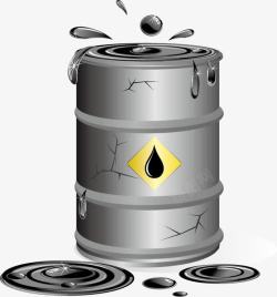 矢量油桶石油工业矢量图高清图片