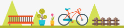 自行车停放处春暖花开停放的自行车高清图片