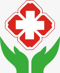 绿色十字架红色十字标图标高清图片
