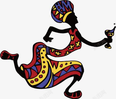 举起酒杯跳舞非洲黑人png免抠素材_新图网 https://ixintu.com 文化 舞蹈 舞蹈跳舞培训班招生 跳舞 部落 非洲 黑人 黑人插画