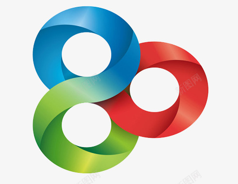 三个彩色渐变圆环组合png免抠素材_新图网 https://ixintu.com 三个 彩色 渐变 组合
