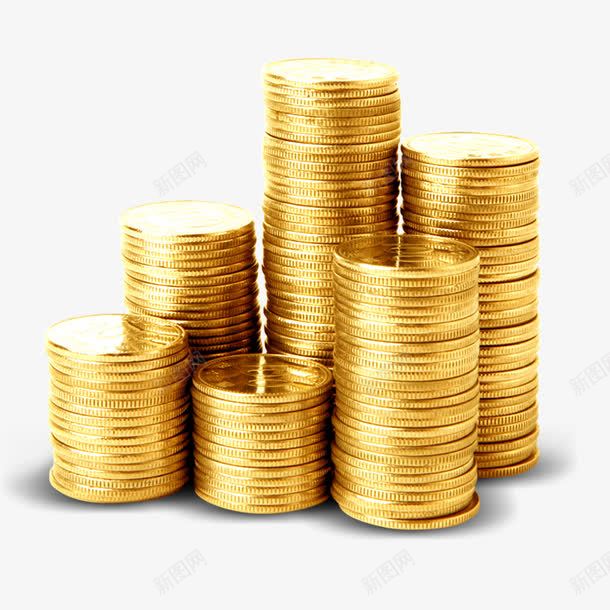 一堆金币png免抠素材_新图网 https://ixintu.com 一堆金币 一摞硬币 硬币 金币