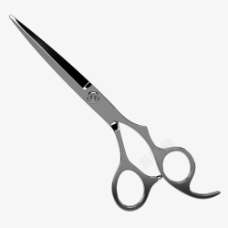 一个灰色小型手术剪刀素材