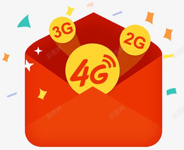 3G4G流量红包png免抠素材_新图网 https://ixintu.com 全民4G 台牌设计 流量 流量台牌 流量红包 福袋 红包 金币 钱袋