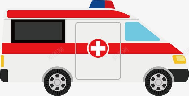 彩色救护车png免抠素材_新图网 https://ixintu.com 120 可爱 彩色 手绘的 救护车 漫画 矢量的 简单