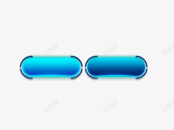 蓝色按钮png免抠素材_新图网 https://ixintu.com 半透明 半透明按钮免抠元素 半透明蓝色按钮 圆角矩形按钮 圆角矩形提交按钮 店铺装饰 提交按钮 简约 透明