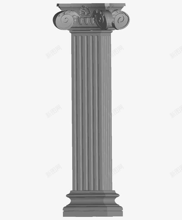 石柱png免抠素材_新图网 https://ixintu.com 创意 大理石柱 建筑 欧式 石柱 神殿柱子