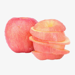 特级苹果产品实物好吃水晶富士高清图片