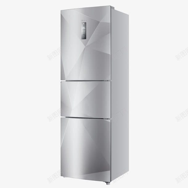 海尔电冰箱png免抠素材_新图网 https://ixintu.com 产品实物 冰箱 冷藏食物 电冰箱