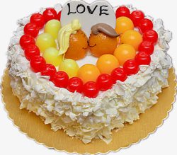 水果与糕点生日蛋糕高清图片