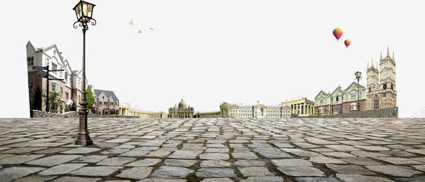 校园png免抠素材_新图网 https://ixintu.com 图书馆 大学 校园 路灯 高校