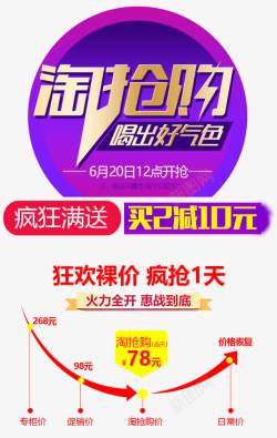淘清仓logo电商促销海报淘抢购主题高清图片