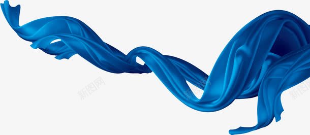 飘扬的曲线动感蓝色线条png免抠素材_新图网 https://ixintu.com 动感 曲线 线条 蓝色 飘扬