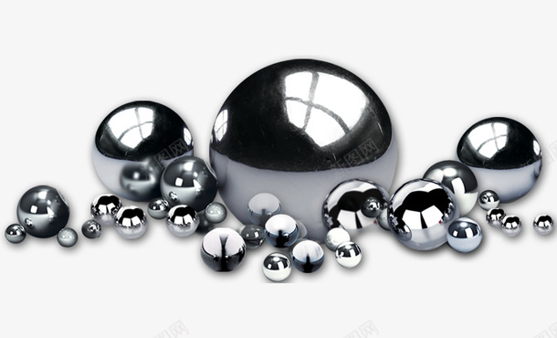 实体零件金属球一堆png免抠素材_新图网 https://ixintu.com 不锈钢 不锈钢球 光泽 圆形 圆球 球形 金属 金属小球 金属球