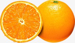 多C多营养手绘脐橙水果营养维C高清图片
