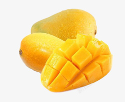 实物水果黄色新鲜芒果素材