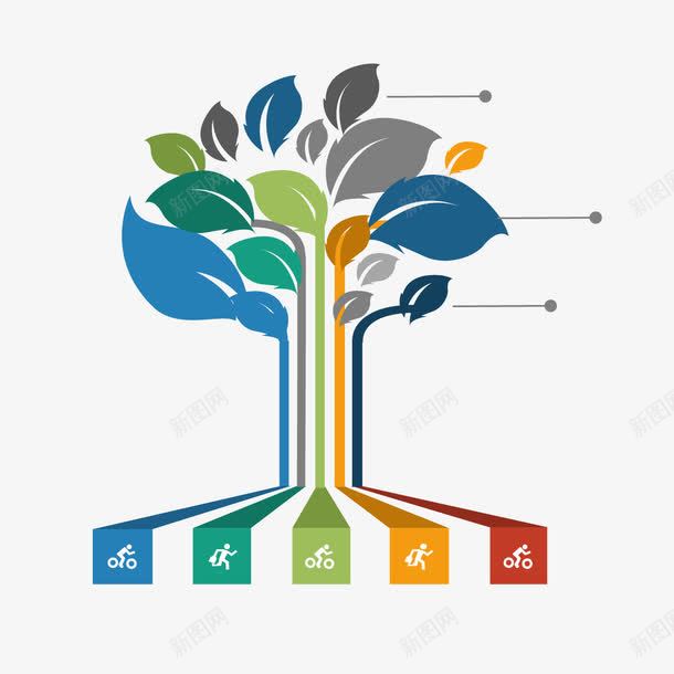 ppt彩色大树png免抠素材_新图网 https://ixintu.com ppt大树 大树 大树矢量 大树结构图 彩色大树 思考树 树形图 树状图 树状流程图 统计效果