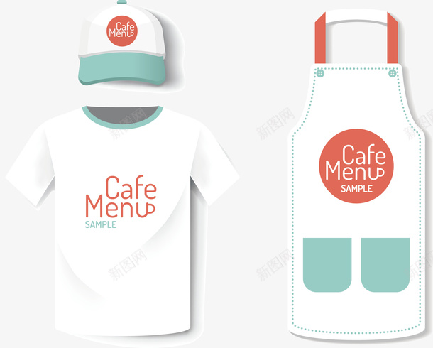 咖啡店工作服装扮图标png_新图网 https://ixintu.com 咖啡店 图标 工作服 服装 标识 衣物图标 装扮