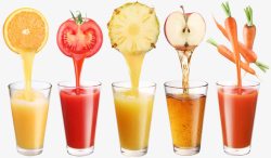 矢量西红柿果汁3D3d水果果汁高清图片