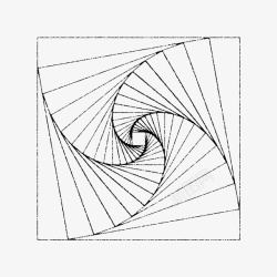 旋转抽象几何图形素材