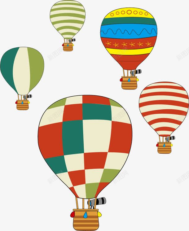 热气球氢气球卡通矢量图ai免抠素材_新图网 https://ixintu.com 卡通 卡通矢量素材 氢气球 热气球 矢量图