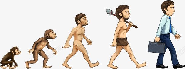 人类进化史png免抠素材_新图网 https://ixintu.com 人类进化 很久很久以前 文明史 生物多样性 矢量素材 进化史