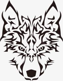 狼头logo狼头标志高清图片