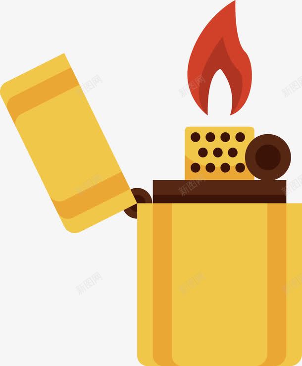卡通打火机png免抠素材_新图网 https://ixintu.com 卡通 彩色的打火机 打火机 点火 矢量素材