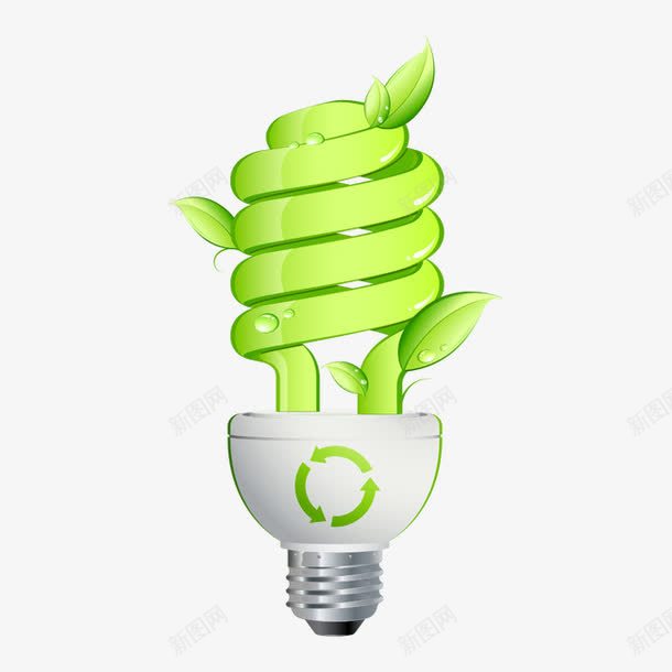 能源环保png免抠素材_新图网 https://ixintu.com 低碳 保护环境 减排 创意 灯管 环保 生态 箭头 绿色 绿色能源 能源 能源环保 自然 节能 节能灯
