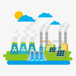 企业企业污染新能源图标高清图片