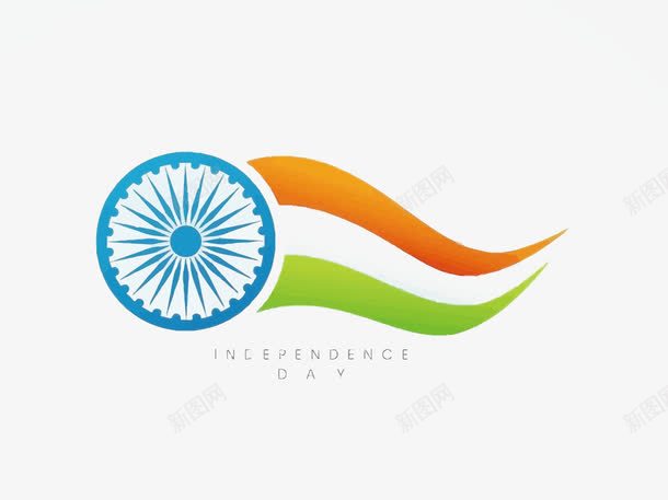 logo印度独立日图标png_新图网 https://ixintu.com 8月15日 logo 印度 印度独立日 圆形 文化 曲线 独立日 节日