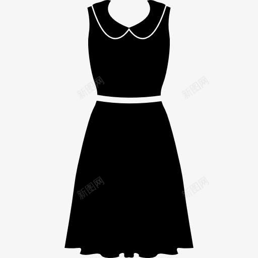 衣服图标png_新图网 https://ixintu.com 女人 女性 时尚 洋装 衣服 裙子 连衣裙 黑