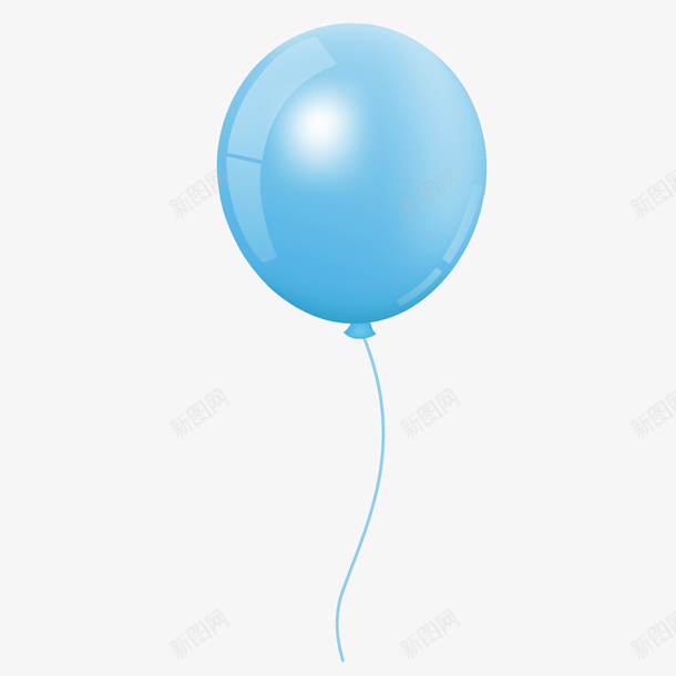手绘蓝色气球矢量图eps免抠素材_新图网 https://ixintu.com 充气 免扣Png 创意 手绘 时尚 气球 玩具 蓝色 矢量图