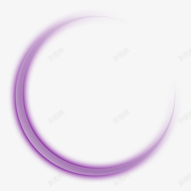 紫色的月光亮光png免抠素材_新图网 https://ixintu.com 光 月亮 月光 紫色