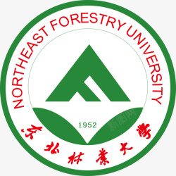 林业东北林业大学logo矢量图图标高清图片