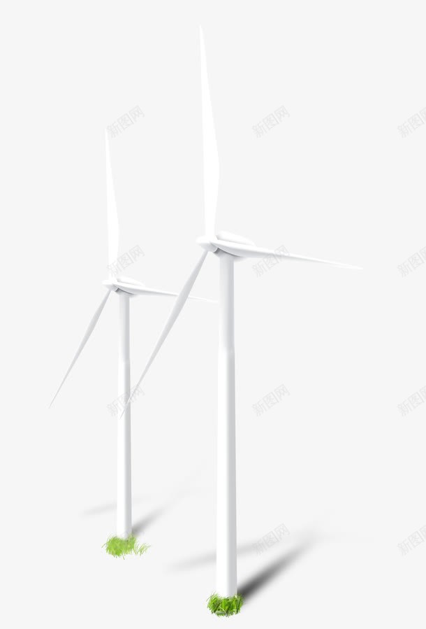 风力风车png免抠素材_新图网 https://ixintu.com 发电 环保 电力 风车