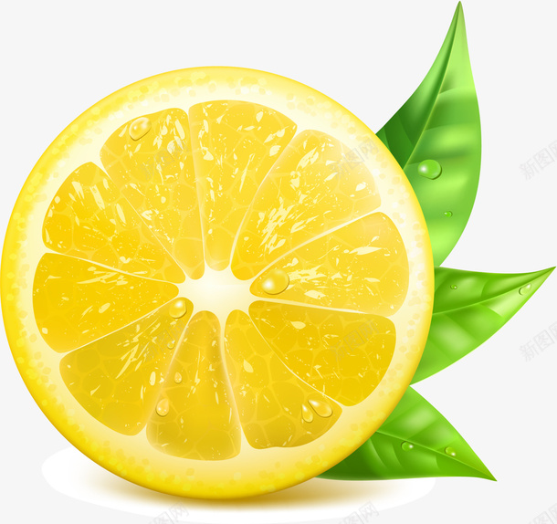 黄色清新水果png免抠素材_新图网 https://ixintu.com 果实 简约柠檬 美味 装饰图案 酸甜 食品 黄色水果